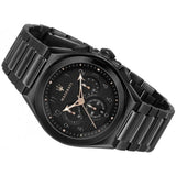 Maserati Triconic Quartz Black Dial Black Steel Strap Watch For Men - R8873639003 Buy Now By Maserati