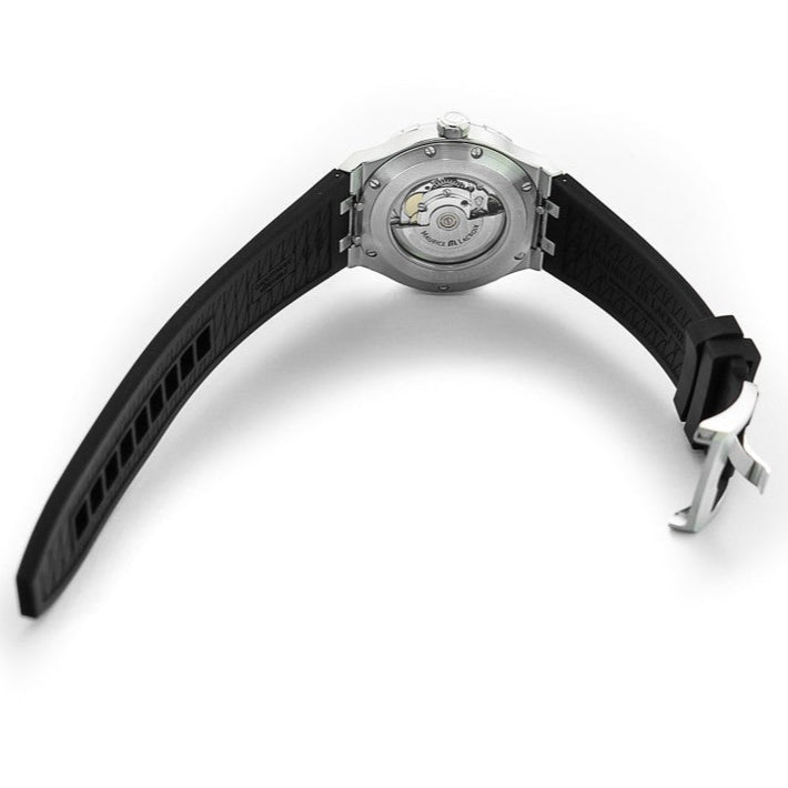 Maurice Lacroix Aikon Automatic Black Dial Black Rubber Strap Watch For Men - AI6008-SS000-330-2 Buy Now By Maurice Lacroix