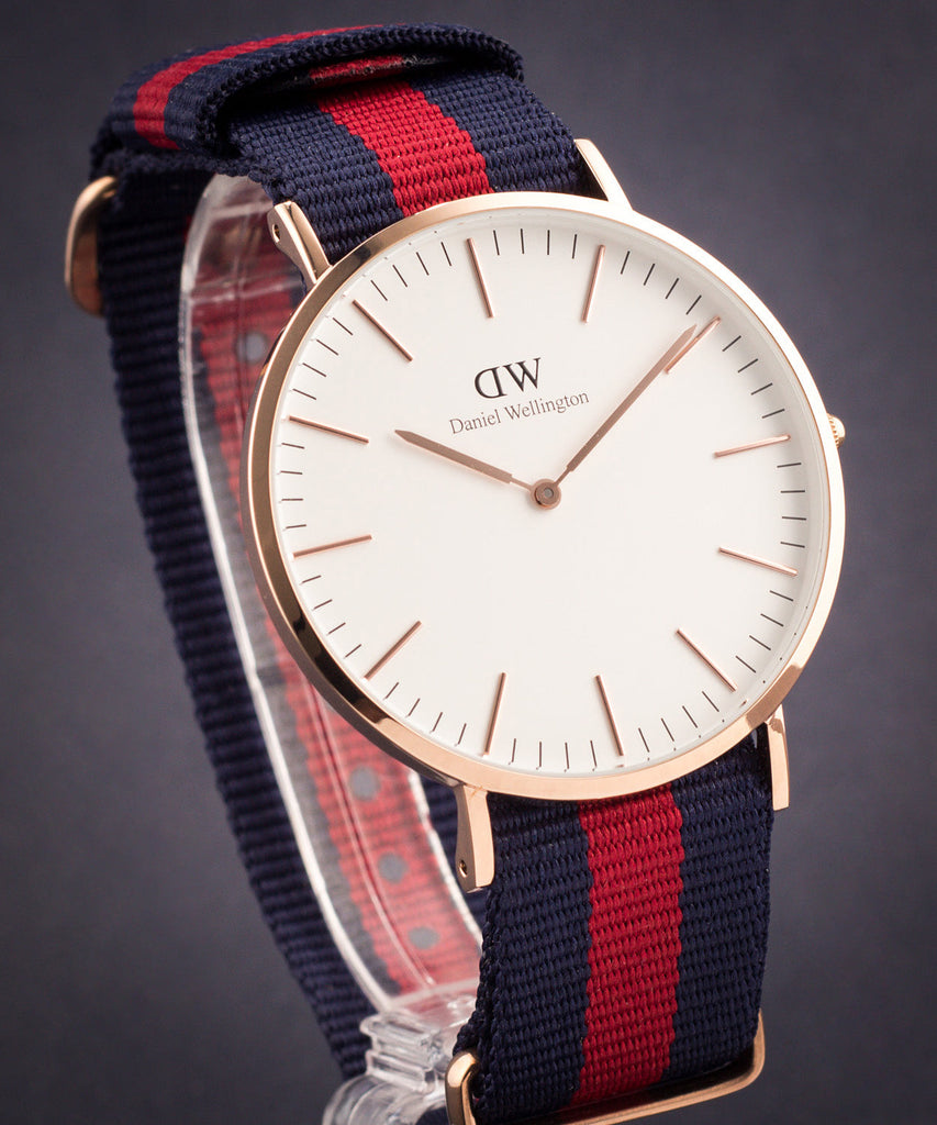Daniel Wellington Classic Oxford White Dial Two Tone NATO Strap Watch For Men - DW00100001 Buy Now By Daniel Wellington