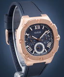 Guess Headline Multifunction Quartz Blue Dial Blue Silicone Strap Watch For Men - GW0571G2 Buy Now By Guess