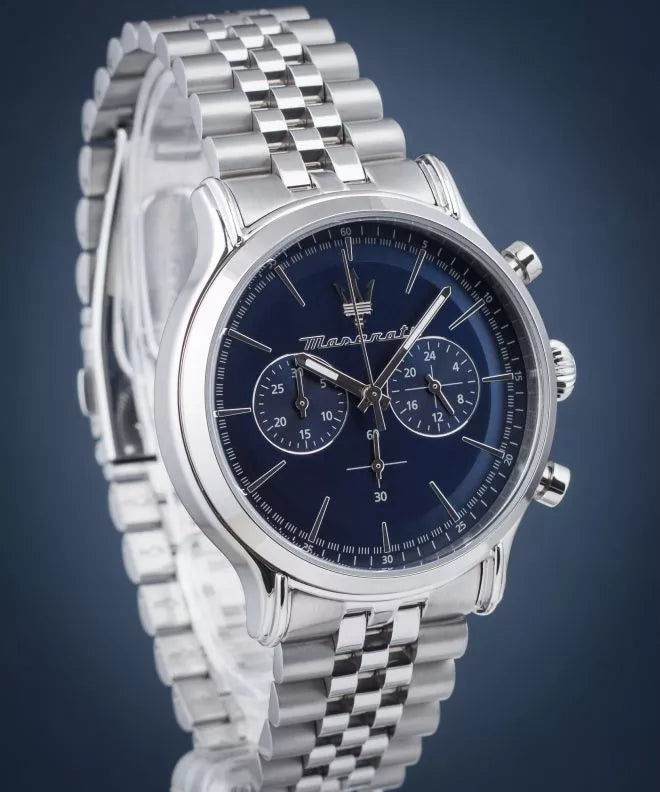 Maserati Epoca Chronograph Blue Dial Silver Steel Strap Watch For Men - R8873618024 Buy Now By Maserati