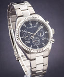 Maserati Competizione Blue Dial Silver Steel Strap Watch For Men - R8853100011 Buy Now By Maserati