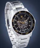 Maserati SFIDA Automatic Black Dial Silver Steel Strap Watch For Men - R8823140002 Buy Now By Maserati