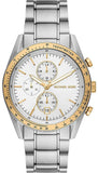 Michael Kors Accelerator Chronograph White Dial Silver Steel Strap Watch For Men - MK9112 Buy Now By Michael Kors