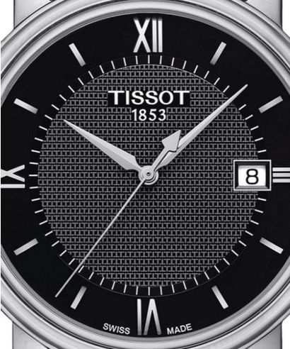Tissot T Classic Bridgeport Black Dial Silver Steel Strap Watch For Men - T097.410.11.058.00 Buy Now By Tissot
