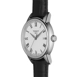 Tissot T Classic Carson White Dial Black Leather Strap Watch for Men - T085.410.16.013.00 Buy Now By Tissot