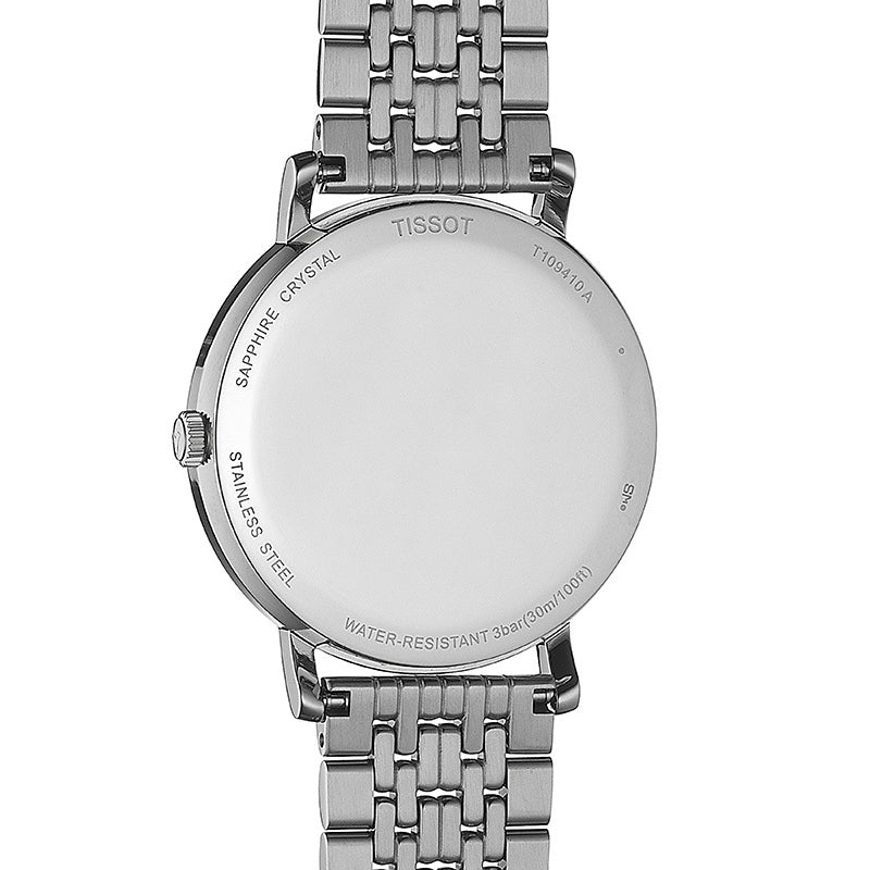 Tissot T Classic Everytime White Dial Silver Mesh Bracelet Watch For Men - T109.410.11.033.00 Buy Now By Tissot