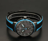 Tissot T Race Cycling Chronograph Black Dial Two Tone Rubber Strap Watch For Men - T111.417.37.441.05 Buy Now By Tissot