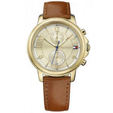 Tommy Hilfiger Claudia Rose Gold Dial Brown Leather Strap Watch for Women - 1781818 Buy Now By Tommy Hilfiger