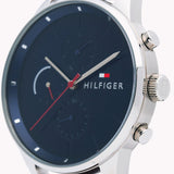 Tommy Hilfiger Chase Chronograph Grey Dial Brown Leather Strap Watch For Men - 1791487 Buy Now By Tommy Hilfiger