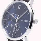 Tommy Hilfiger Cooper Blue Dial Brown Leather Strap Watch for Men - 1791508 Buy Now By Tommy Hilfiger