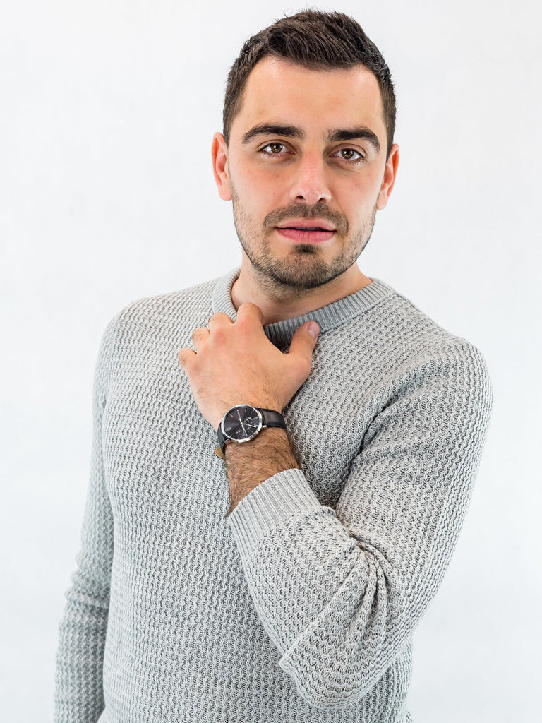 Tommy Hilfiger Brooklyn Black Dial Black Leather Strap Watch for Men - 1791509 Buy Now By Tommy Hilfiger