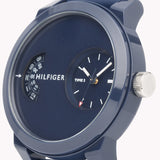 Tommy Hilfiger Denim Blue Dial Blue Rubber Strap Watch for Men - 1791556 Buy Now By Tommy Hilfiger