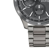 Tommy Hilfiger Bank Grey Dial Grey Steel Strap Watch for Men - 1791719 Buy Now By Tommy Hilfiger