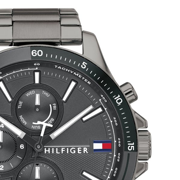 Tommy Hilfiger Bank Grey Dial Grey Steel Strap Watch for Men - 1791719 Buy Now By Tommy Hilfiger