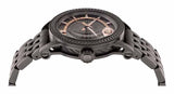 Versace Viamond Quartz Black Dial Grey Steel Strap Watch For Men - VEPO00520 Buy Now By Versace
