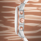 Michael Kors Ritz Chronograph Silver Dial Two Tone Steel Strap Watch For Women - MK6938 Buy Now By Michael Kors