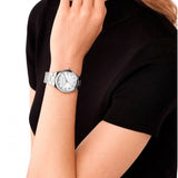 Michael Kors Lennox Three Hand Silver Dial Silver Steel Strap Watch For Women - MK7393 Buy Now By Michael Kors