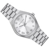 Michael Kors Lennox Three Hand Silver Dial Silver Steel Strap Watch For Women - MK7393 Buy Now By Michael Kors
