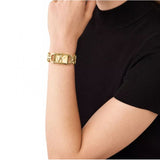 Michael Kors Empire Three Hand Gold Dial Gold Steel Strap Watch For Women - MK7406 Buy Now By Michael Kors