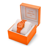 Michael Kors Runway Chronograph Limited Edition Orange Dial Orange Steel Strap Watch for - MK7477LE Buy Now By Michael Kors