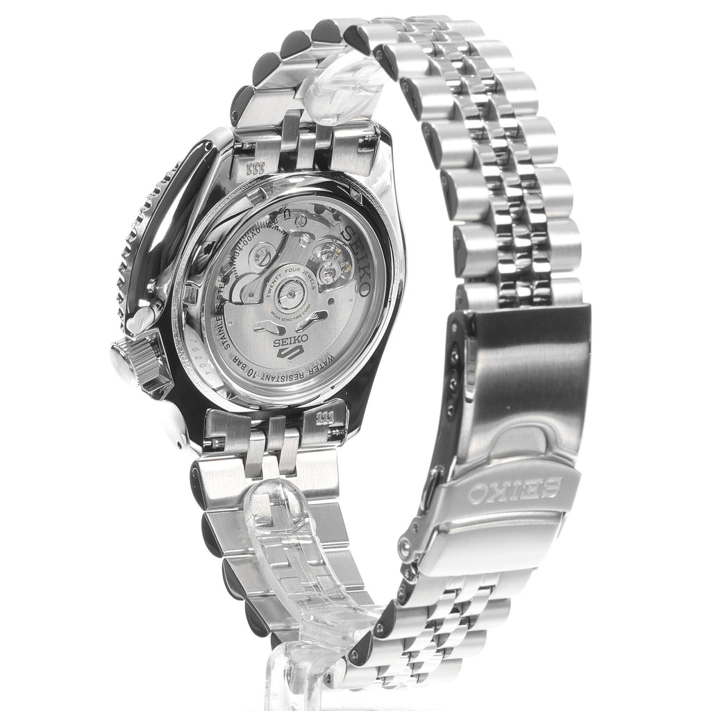 Seiko 5 Sports SKX GMT Automatic Green Dial Silver Steel Strap Watch For Men - SSK035K1 Buy Now By Seiko