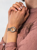 Fossil Virginia Rose Gold Dial Two Tone Steel Strap Watch for Women - ES3405 Buy Now By Fossil