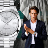 Tissot Gentleman Silver Dial Silver Steel Strap Watch For Men - T127.410.11.031.00 Buy Now By Tissot