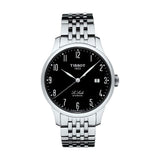Tissot T Classic Powermatic 80 Black Dial Silver Steel Strap Watch For Men - T41.1.483.52 Buy Now By Tissot