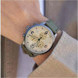 Tissot T Sport Chrono XL Beige Dial Green Nylon Strap Watch for Men - T116.617.37.267.00 Buy Now By Tissot