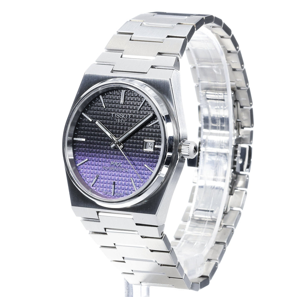 Tissot Powermatic 80 Automatic Gradient Blue Dial Silver Steel Strap Watch for Men - T137.407.11.051.01 Buy Now By Tissot