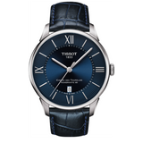 Tissot Chemin Des Tourelles Powermatic 80 Blue Dial Blue Leather Strap Watch for Men - T099.407.16.048.00 Buy Now By Tissot