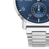 Tommy Hilfiger Kane Blue Dial Silver Steel Strap Watch for Men - 1710401 Buy Now By Tommy Hilfiger