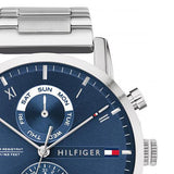 Tommy Hilfiger Kane Blue Dial Silver Steel Strap Watch for Men - 1710401 Buy Now By Tommy Hilfiger