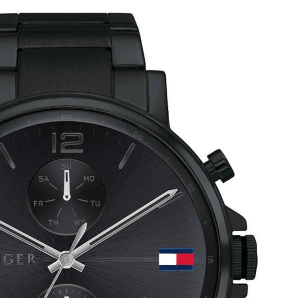 Tommy Hilfiger Daniel Black Dial Black Steel Strap Watch for Men - 1710414 Buy Now By Tommy Hilfiger