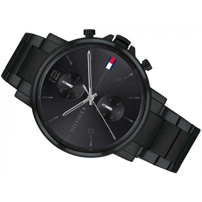 Tommy Hilfiger Daniel Black Dial Black Steel Strap Watch for Men - 1710414 Buy Now By Tommy Hilfiger