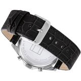 Tommy Hilfiger Baker Chronograph Black Dial Black Leather Strap Watch For Men - 1710449 Buy Now By Tommy Hilfiger