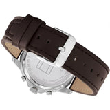 Tommy Hilfiger Henry Chronograph Blue Dial Brown Leather Strap Watch For Men -1710476 Buy Now By Tommy Hilfiger
