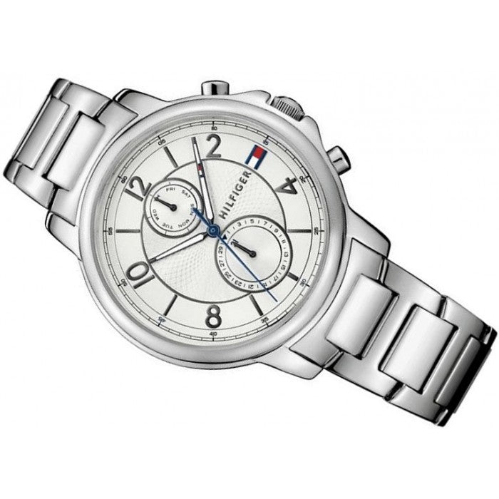 Tommy Hilfiger Claudia White Dial Silver Steel Strap Watch for Women - 1781819 Buy Now By Tommy Hilfiger
