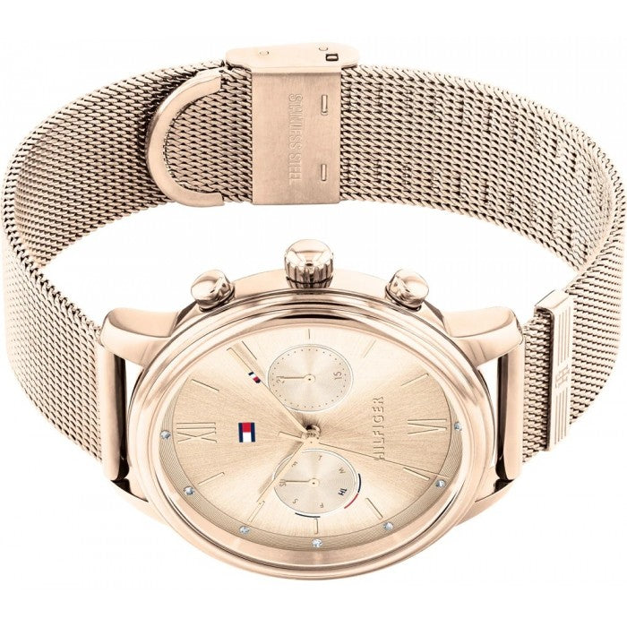 Tommy Hilfiger Blake Quartz Gold Dial Gold Mesh Bracelet Watch for Women - 1782303 Buy Now By Tommy Hilfiger