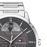 Tommy Hilfiger Hunter Grey Dial Silver Steel Strap Watch for Men - 1791608 Buy Now By Tommy Hilfiger