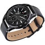 Tommy Hilfiger Austin Black Dial Black Leather Strap Watch for Men - 1791638 Buy Now By Tommy Hilfiger