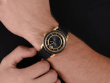 Versace Code Quartz Black Dial Black Leather Strap Watch For Men - VEPO00320 Buy Now By Versace