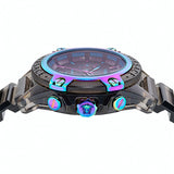 Versace Icon Active Chronograph Quartz Black Dial Black Steel Strap Watch For Men - VEZ701022 Buy Now By Versace