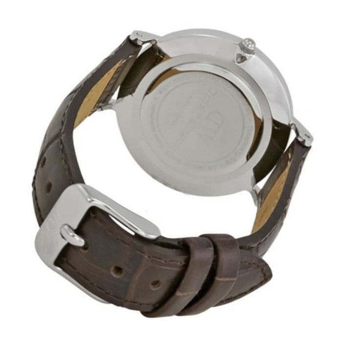 Daniel Wellington Classic Petite York White Dial Black Leather Strap Watch For Women - DW00100188 Buy Now By Daniel Wellington