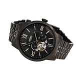 Fossil Townsman Multi Function Mechanical Black Dial Black Steel Strap Watch for Men - ME3062 Buy Now By Fossil
