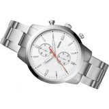 Fossil Townsman White Dial Silver Steel Strap Watch for Men - FS5346 Buy Now By Fossil