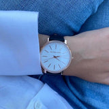 Michael Kors Pyper Quartz White Dial Black Leather Strap Watch For Women - MK2834 Buy Now By Michael Kors