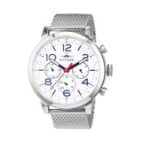 Tommy Hilfiger Jake Quartz White Dial Silver Mesh Bracelet Watch for Men - 1791233 Buy Now By Tommy Hilfiger