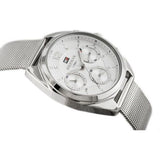 Tommy Hilfiger Mia Silver Dial Silver Mesh Bracelet Watch for Men - 1781628 Buy Now By Tommy Hilfiger